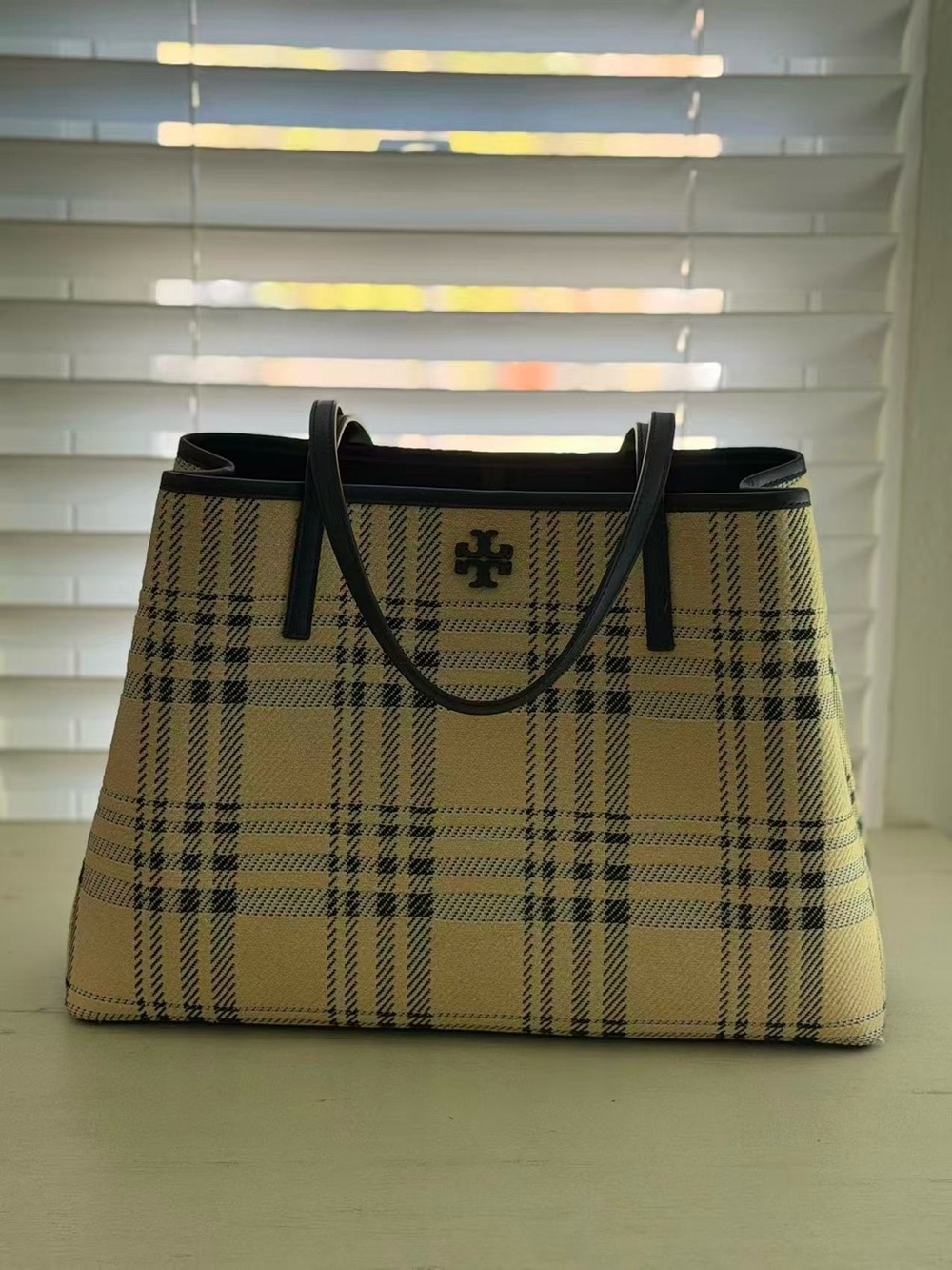 NEW‼️Tory Burch Blake Plaid Tote 188368 $495